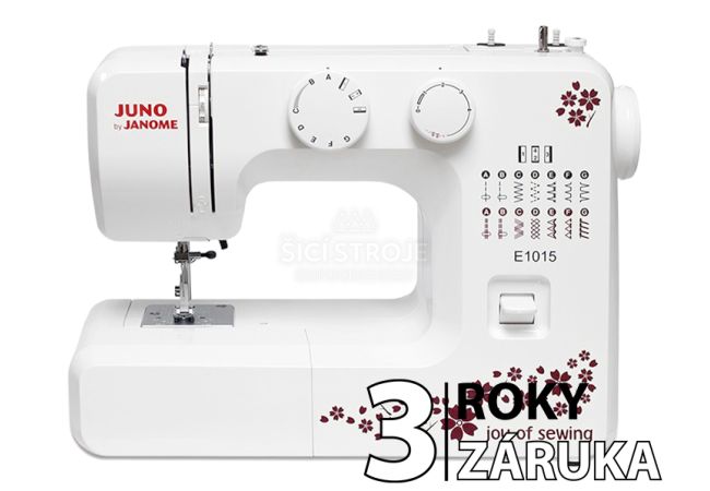 Šijací stroj JANOME JUNO E1015
