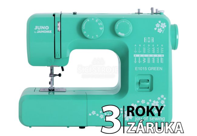 Šijací stroj JANOME JUNO E1015 GREEN