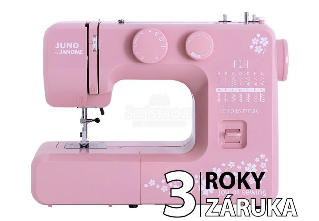 Šijací stroj JANOME JUNO E1015 PINK