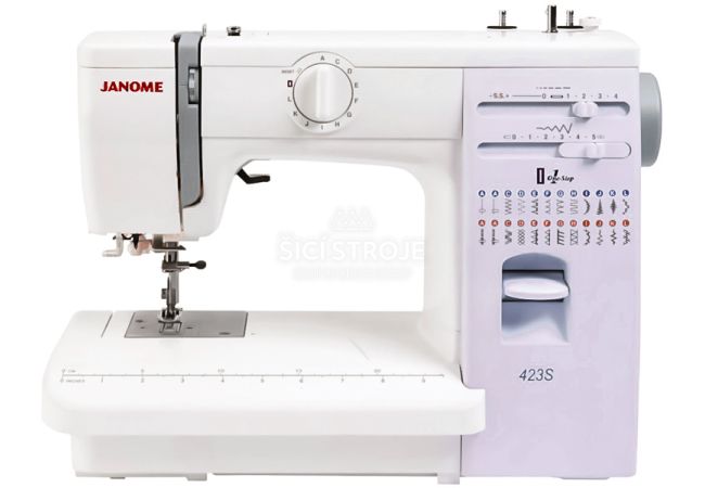 Šijací stroj JANOME 423S - rozbalené