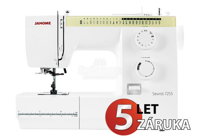 Šijací stroj JANOME SEWIST 725S