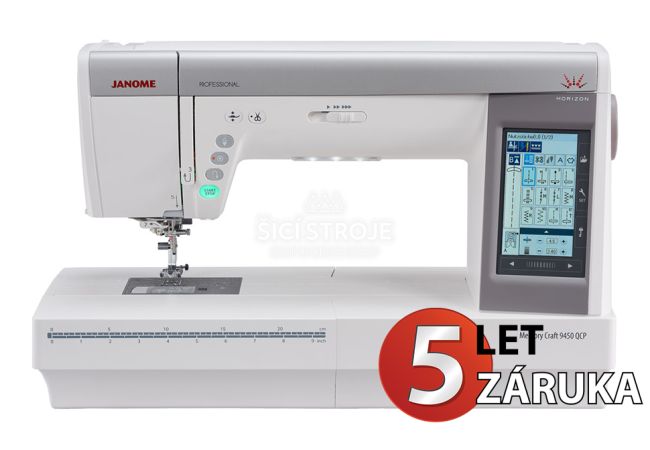 Šijací stroj JANOME MEMORY CRAFT 9450 QCP XXL