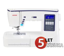 Šijací stroj JANOME SKYLINE S6 AE veľkosti XL