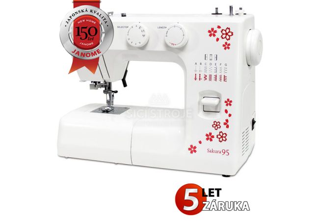 JANOME SAKURA 95 náhradné diely a servis