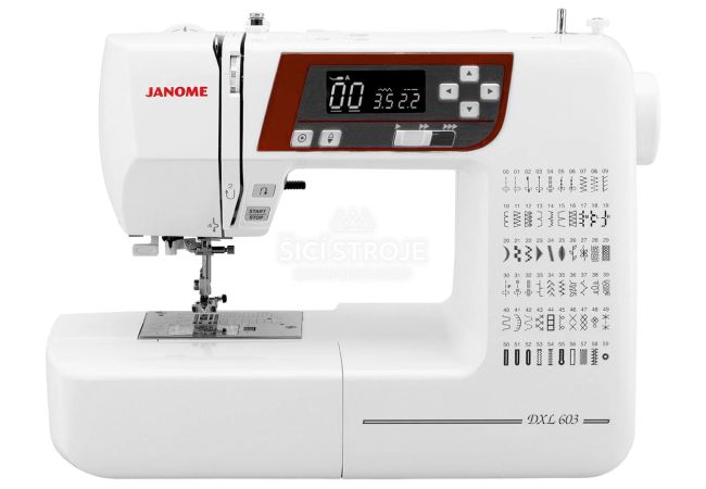 Šijací stroj JANOME 603 DXL (2160) - rozbalené