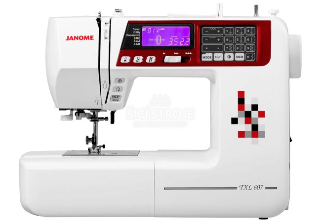 Šijací stroj JANOME 607 TXL - použité