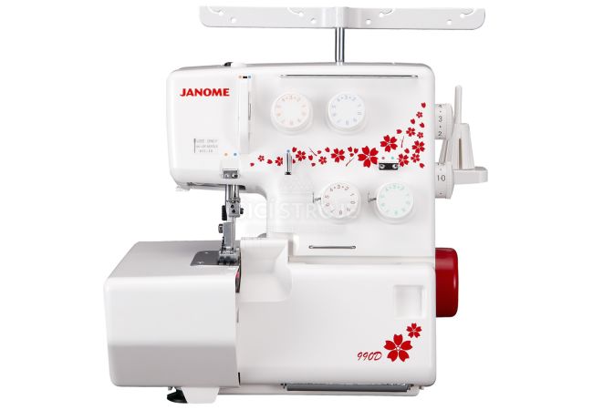 Overlock JANOME 990D + 4 pätky ZADARMO!