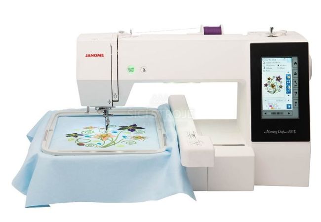 Vyšívací stroj JANOME MEMORY CRAFT 500E veľkosti XXL