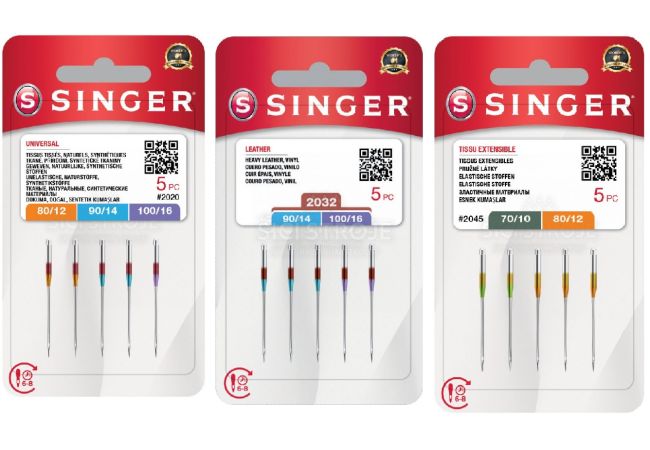 Set ihiel Singer 130/705 H (Universal 2020/822, Stretch 2045/848, Koža 2032)