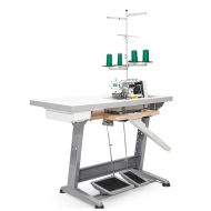 Priemyselný šijací stroj 4-nitný overlock Zoje B9500-13-10 SET