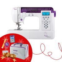 Šijací stroj TEXI BALLERINA veľkosti XL + prídavný stolček Xmass