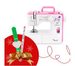 Šijací stroj TEXI JOY 1301 PINK Xmass