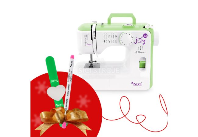 Šijací stroj TEXI JOY 1303 GREEN Xmass