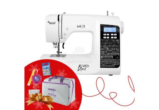 Šijací stroj TEXI BLACK&WHITE Xmass