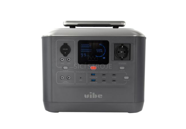 VIBE GAMMA 1000 LFP nabíjacia stanica s kapacitou 1075,6Wh