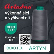 Jadrové šijacie nite Ariadna Artyn 80E - 5000 m
