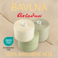 Bavlnené nite - typické bavlnené nite na šitie