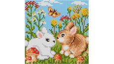 Zostava na vyšívanie krížikovým stehom Malwina 15x15cm - č. 1013