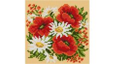 Zostava na vyšívanie krížikovým stehom Malwina 15x15cm - č. 1016