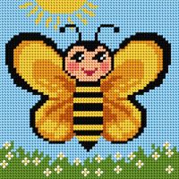Zostava na vyšívanie krížikovým stehom Malwina 15x15cm - č. 1022