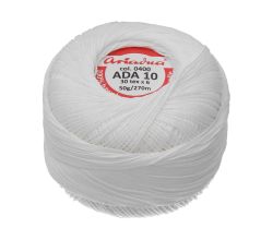 Priadza pre frivolitky Ada 10 50 g - 0400