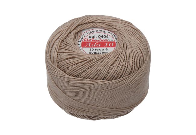 Priadza pre frivolitky Ada 10 50 g - 0404