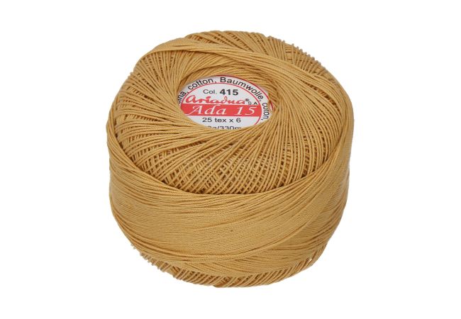 Priadza pre frivolitky Ada 15 50 g - 0415