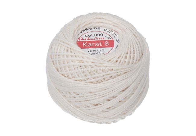 Háčkovacia priadza Karat 8 10 g - 1790