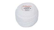 Háčkovacia priadza Karat 8 10 g - 1500