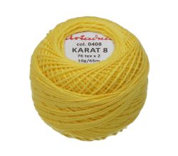 Háčkovacia priadza Karat 8 10 g - 1505