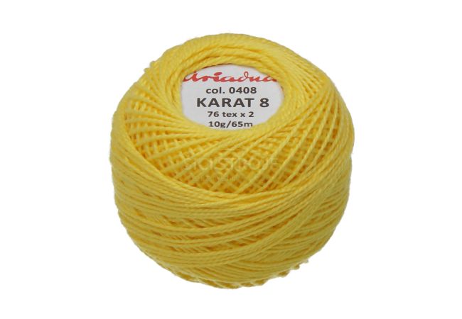 Háčkovacia priadza Karat 8 10 g - 1505