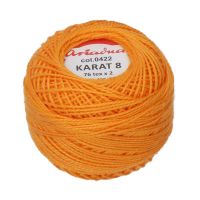 Háčkovacia priadza Karat 8 10 g - 1516