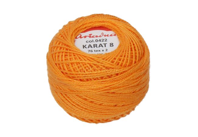 Háčkovacia priadza Karat 8 10 g - 1516