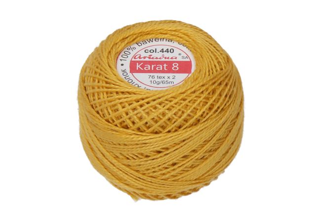 Háčkovacia priadza Karat 8 10 g - 1726