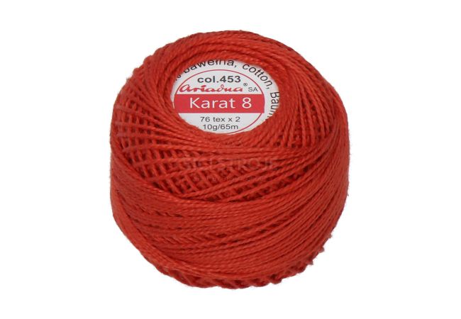 Háčkovacia priadza Karat 8 10 g - 1530