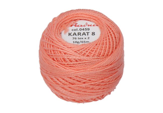 Háčkovacia priadza Karat 8 10 g - 1538