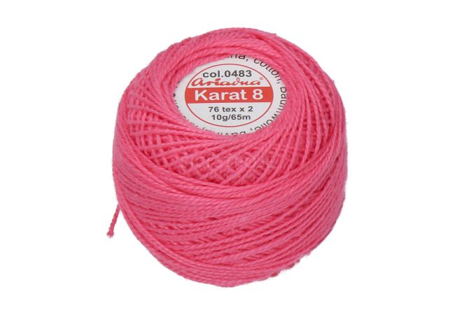 Háčkovacia priadza Karat 8 10 g - 1562