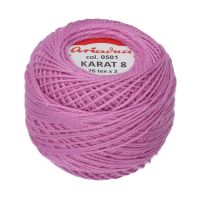 Háčkovacia priadza Karat 8 10 g - 1601