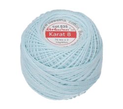 Háčkovacia priadza Karat 8 10 g - 1639