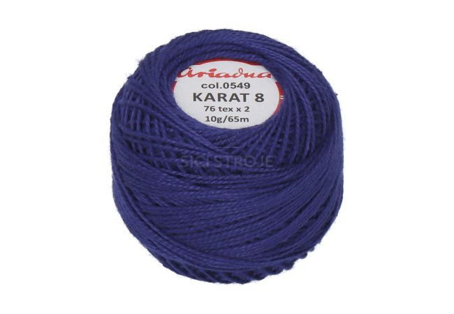 Háčkovacia priadza Karat 8 10 g - 1625