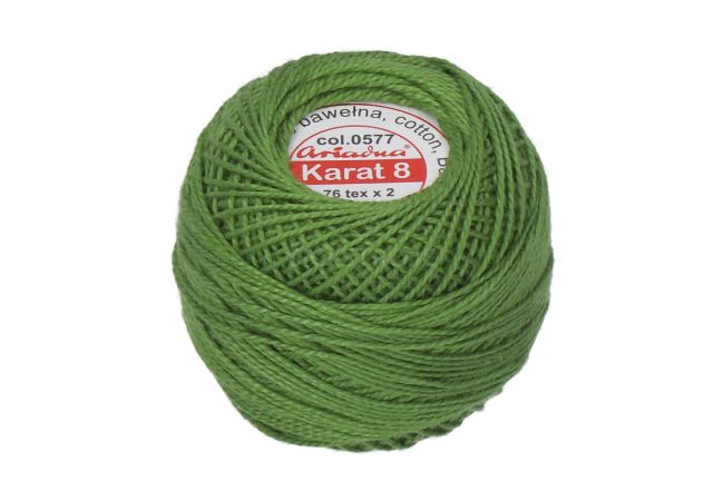 Háčkovacia priadza Karat 8 10 g - 1686