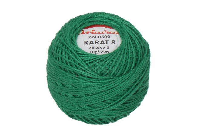 Háčkovacia priadza Karat 8 10 g - 1678