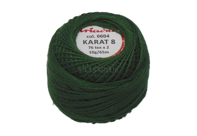 Háčkovacia priadza Karat 8 10 g - 1688