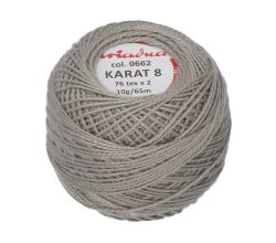 Háčkovacia priadza Karat 8 10 g - 1811