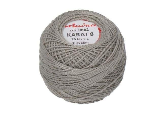 Háčkovacia priadza Karat 8 10 g - 1811