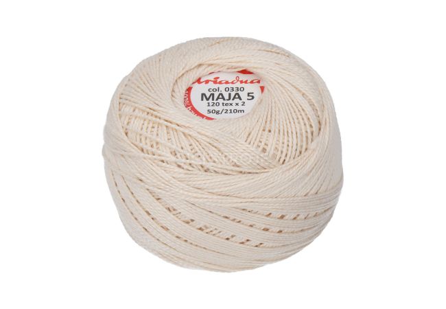 Háčkovacia priadza Maja 5 50 g - 0330