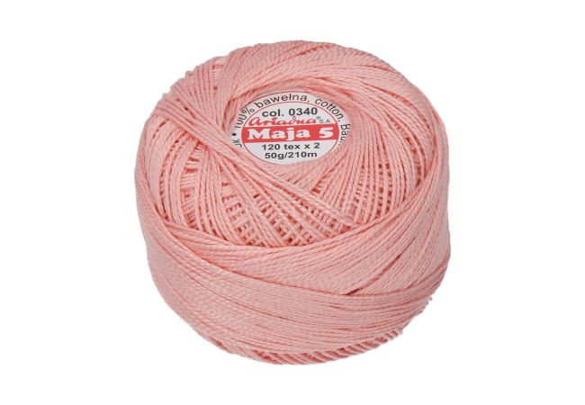 Háčkovacia priadza Maja 5 50 g - 0340