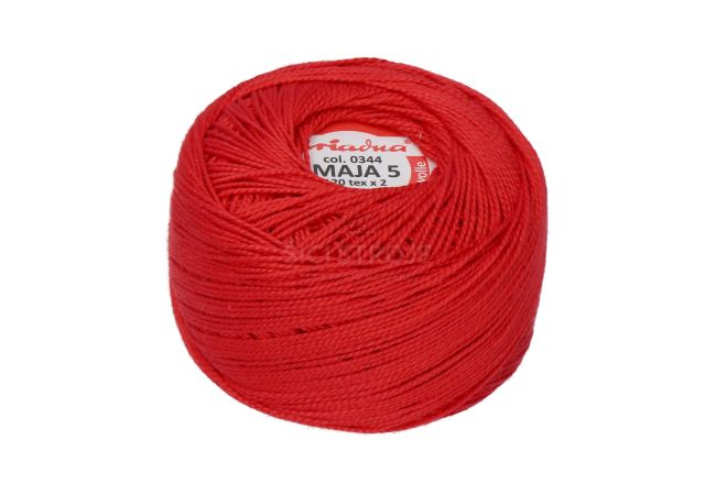 Háčkovacia priadza Maja 5 50 g - 0344