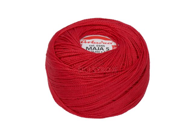 Háčkovacia priadza Maja 5 50 g - 0345