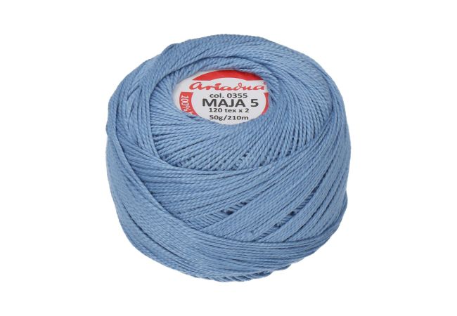 Háčkovacia priadza Maja 5 50 g - 0355